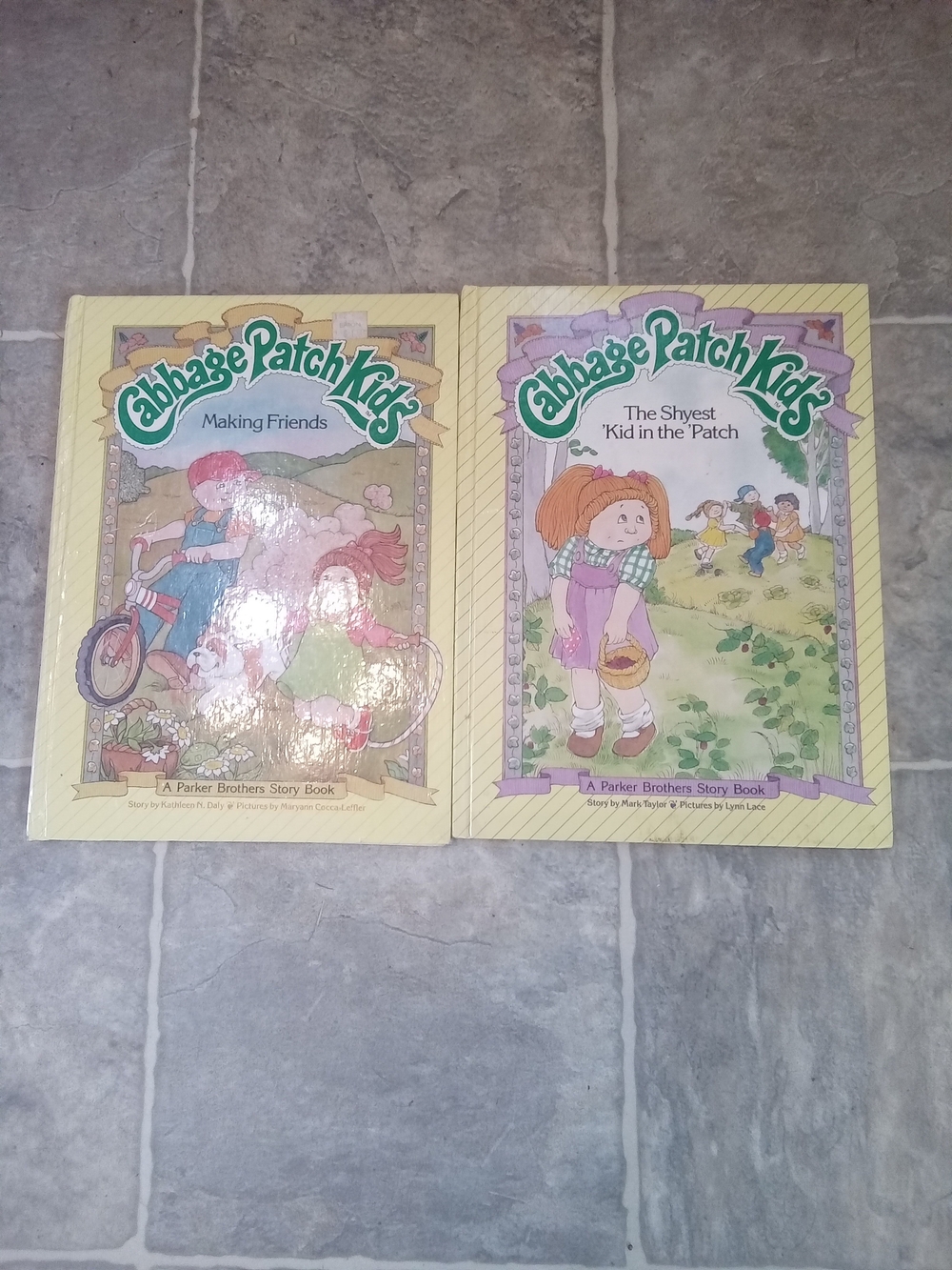Vintage 1984 Cabbage Patch Kids Books. Hardcover